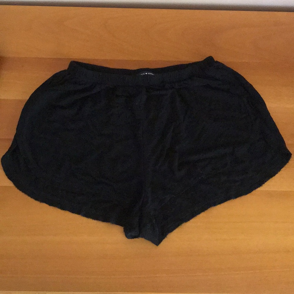 Loose black Brandy Melville shorts